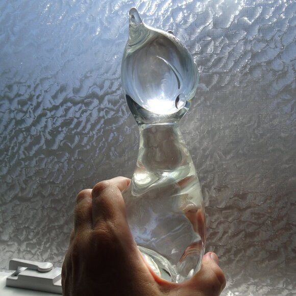 Signed Zanetti Murano Glass Cat Figurine - Picture 2 of 8